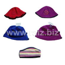 100% Polyester Polar Fleece Beanie Hat